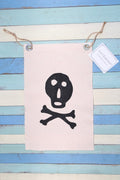 JOLLY ROGER Vintage Inspired Canvas Flag