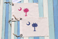 SOUTH CAROLINA PALMETTO Vintage Inspired Canvas Flag